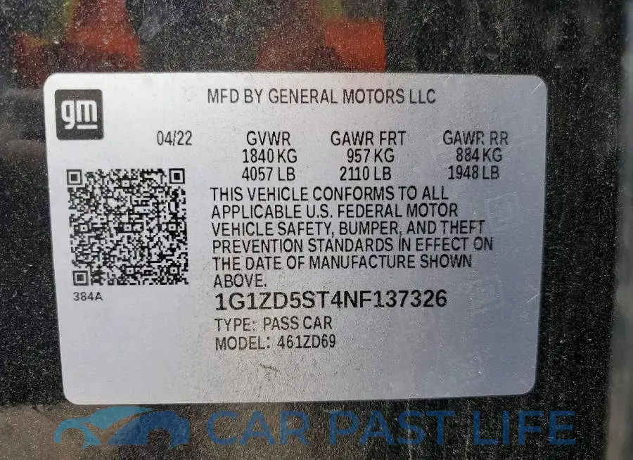 1G1ZD5ST4NF137326# 12