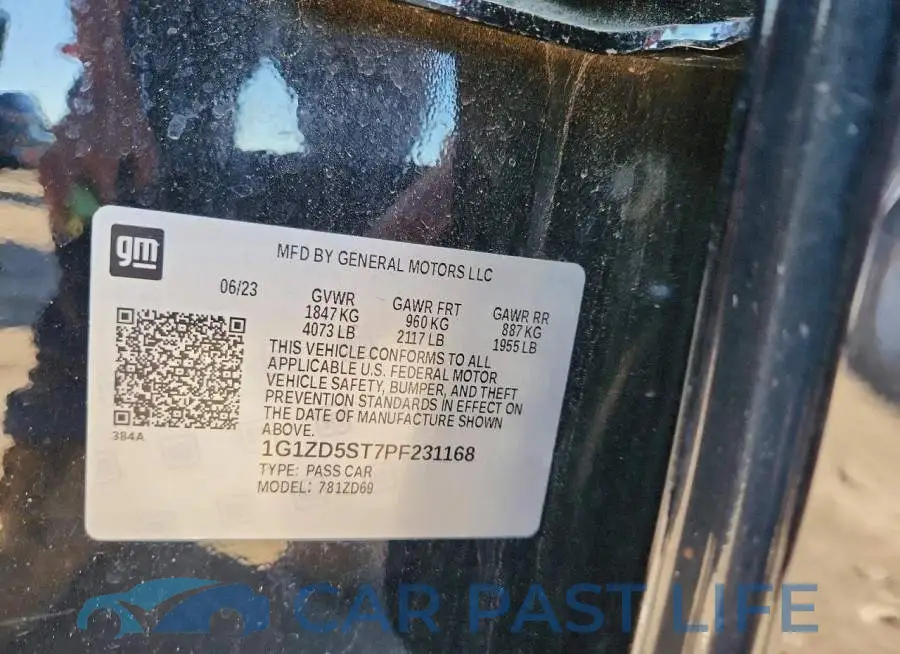 1G1ZD5ST7PF231168# 12