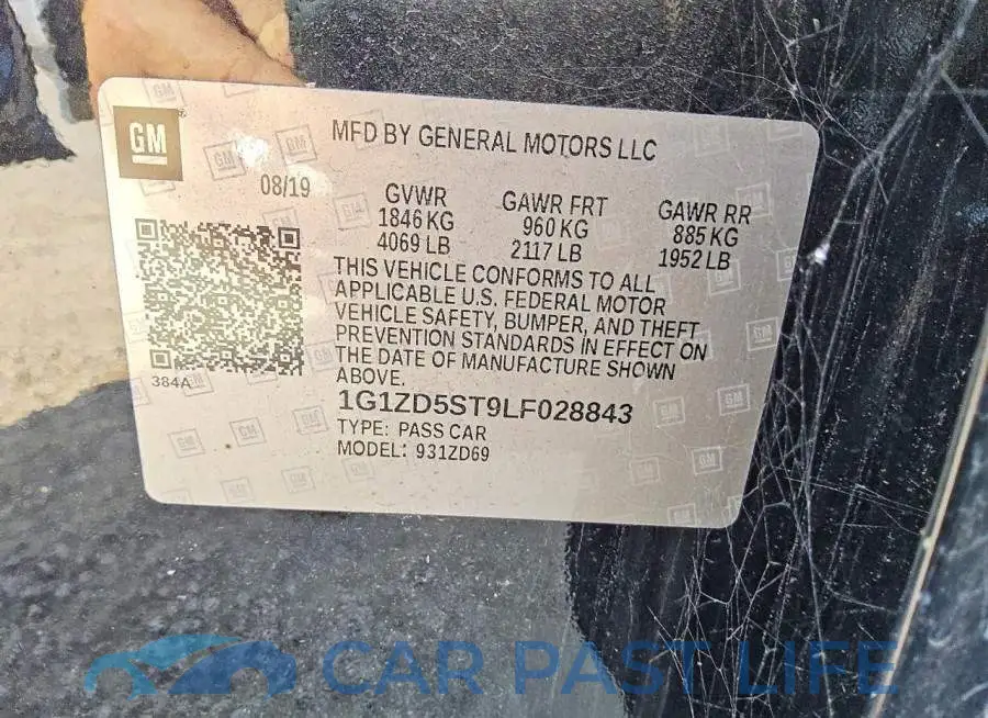 1G1ZD5ST9LF028843# 12