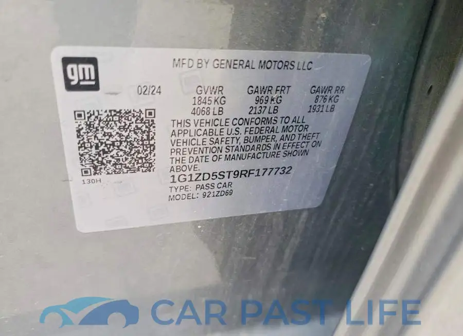 1G1ZD5ST9RF177732# 12