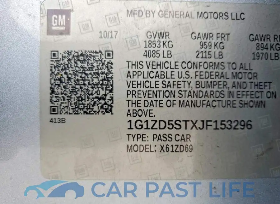 1G1ZD5STXJF153296# 12