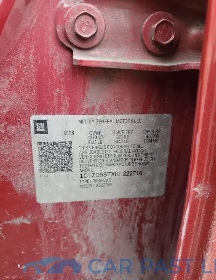 1G1ZD5STXKF222716# 12