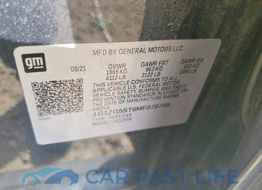1G1ZG5ST6MF078799# 12