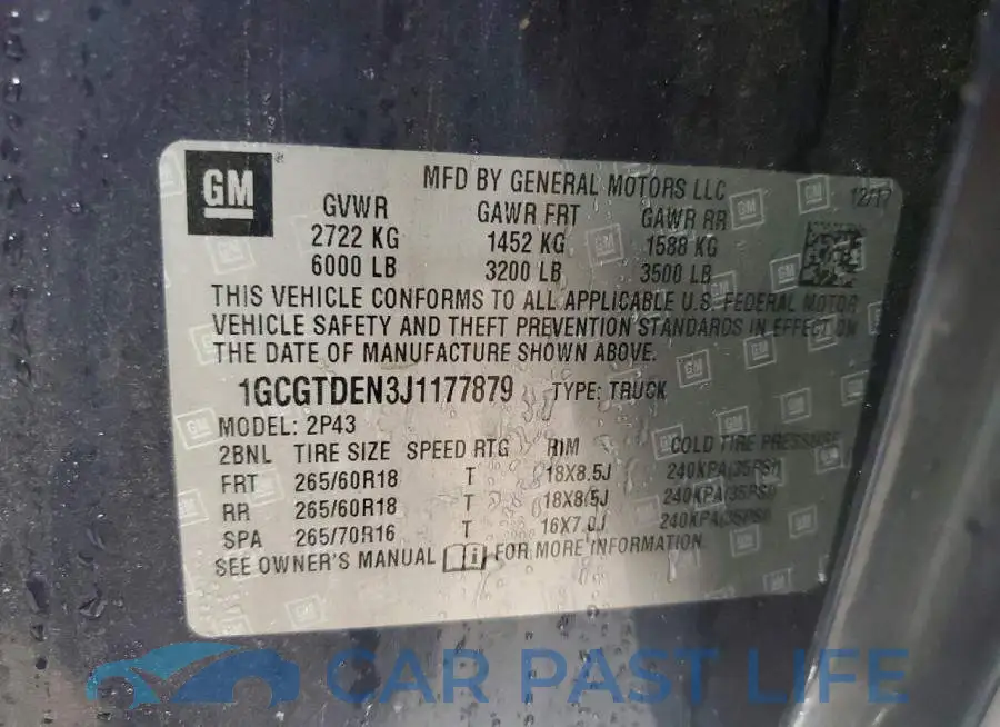 1GCGTDEN3J1177879# 12