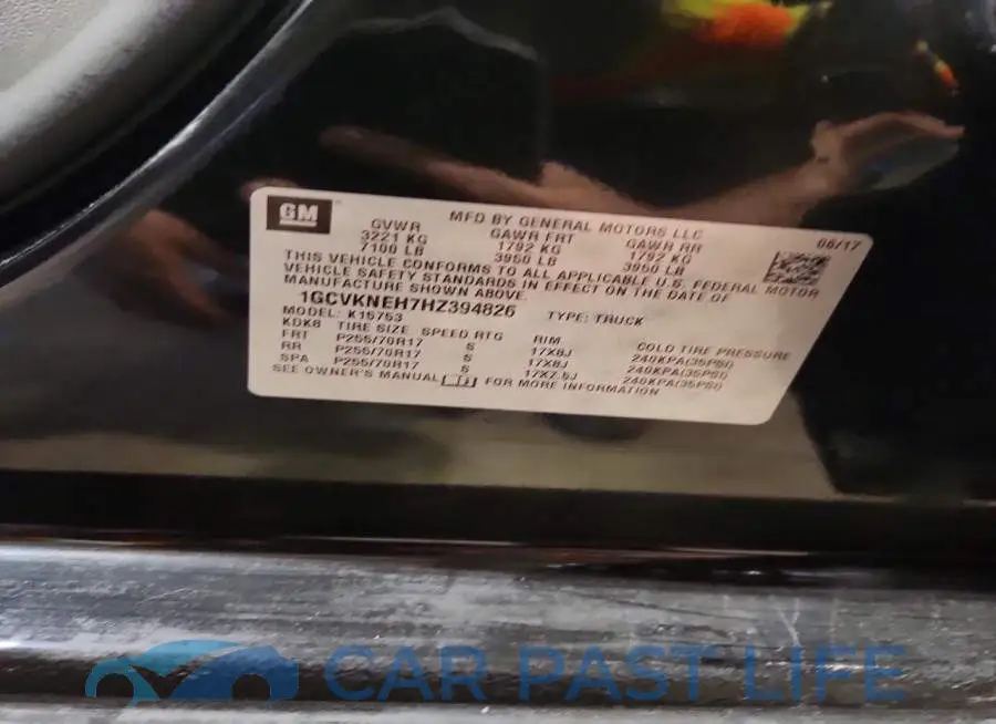 1GCVKNEH7HZ394826# 12