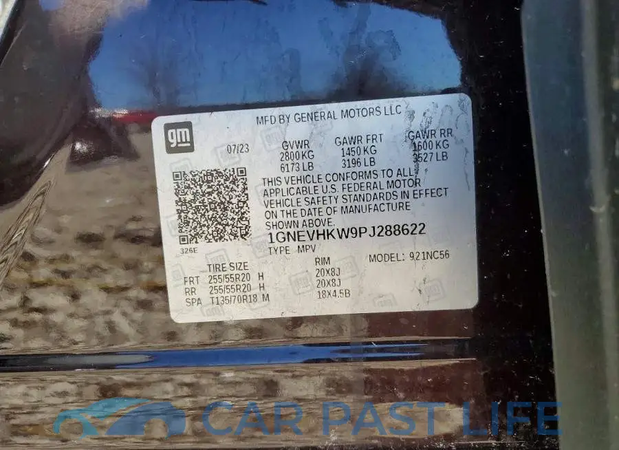 1GNEVHKW9PJ288622# 13