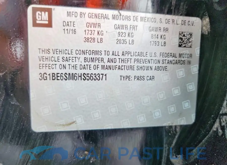 3G1BE6SM6HS563371# 12