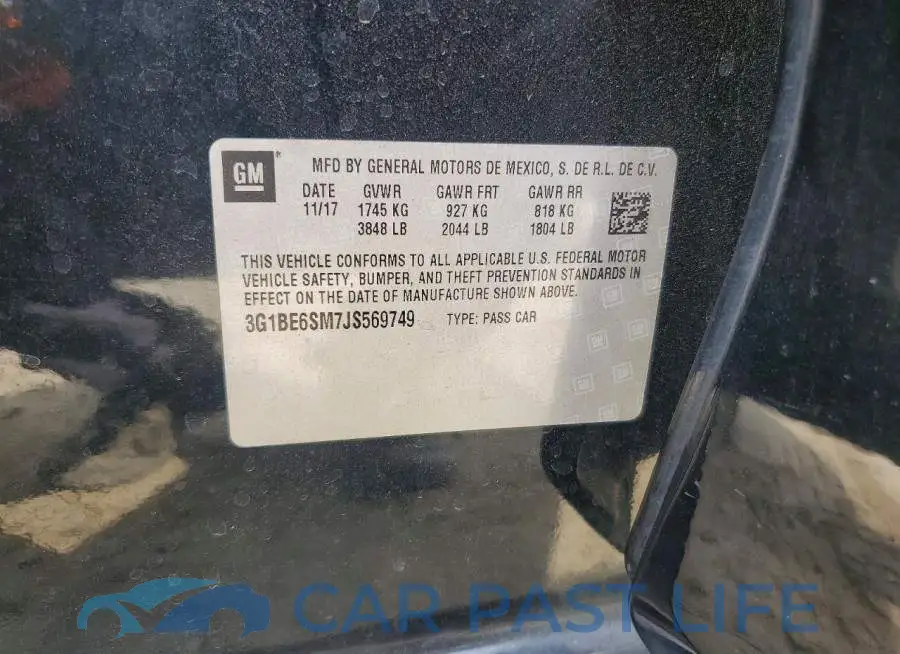 3G1BE6SM7JS569749# 12