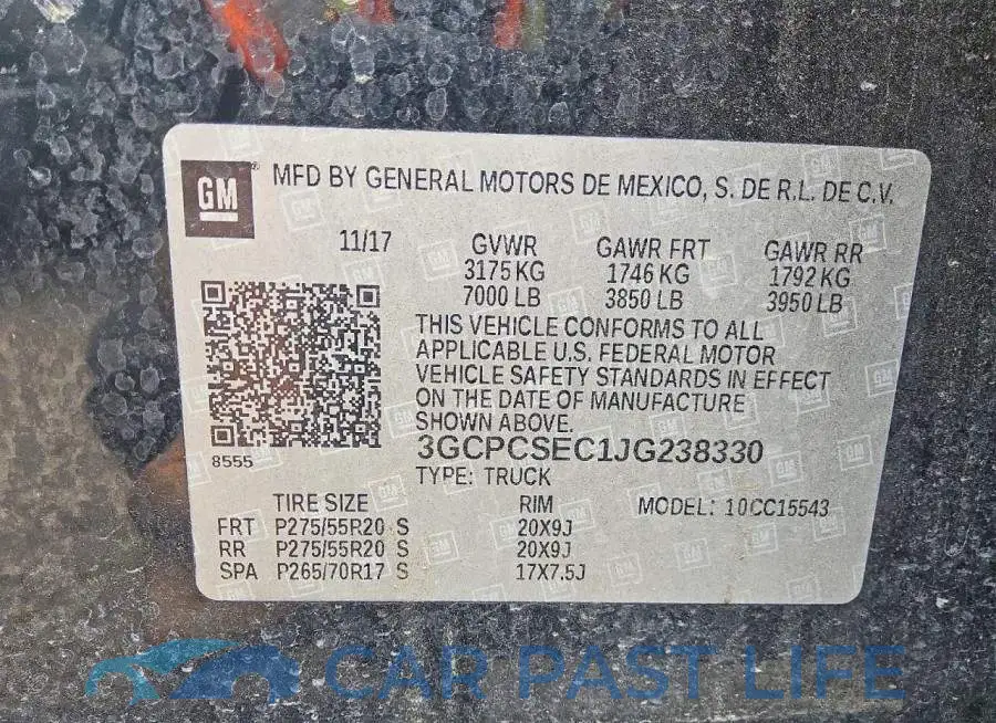 3GCPCSEC1JG238330# 12