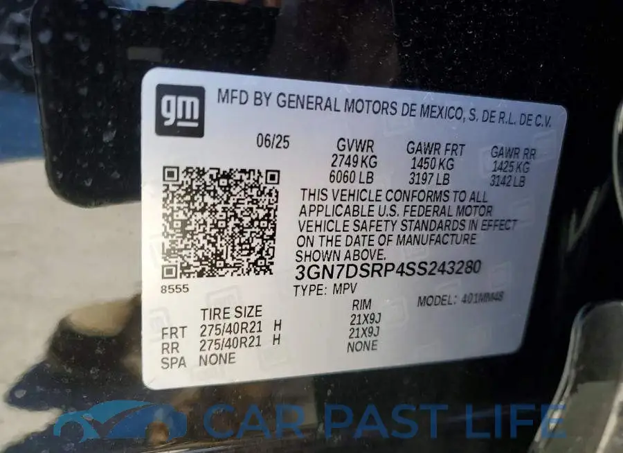 3GN7DSRP4SS243280# 14