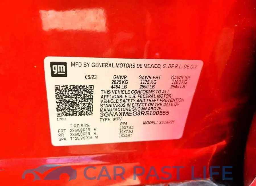 3GNAXMEG3RS100555# 14