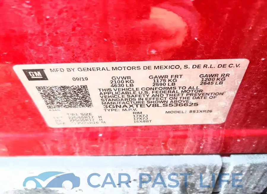 3GNAXTEV8LS536625# 13