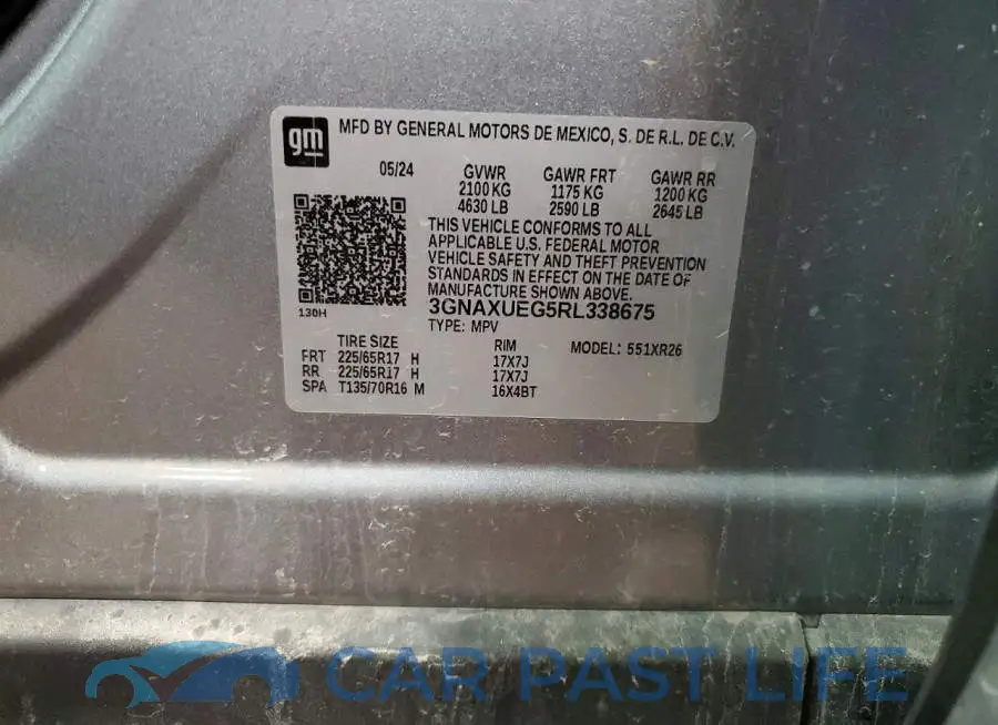 3GNAXUEG5RL338675# 13