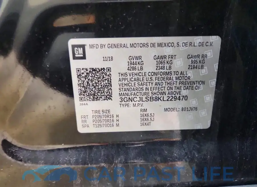 3GNCJLSB8KL229470# 13