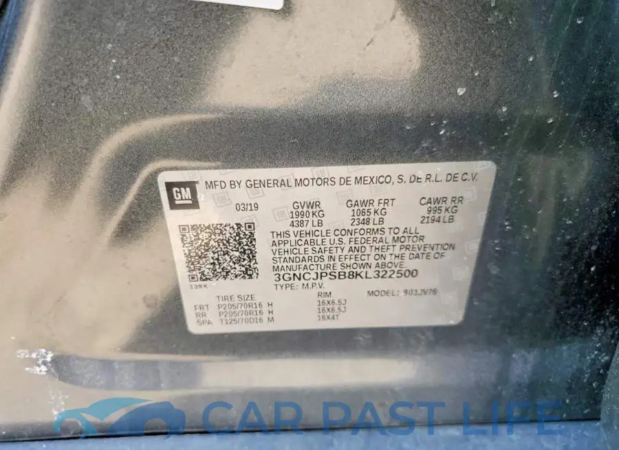 3GNCJPSB8KL322500# 13