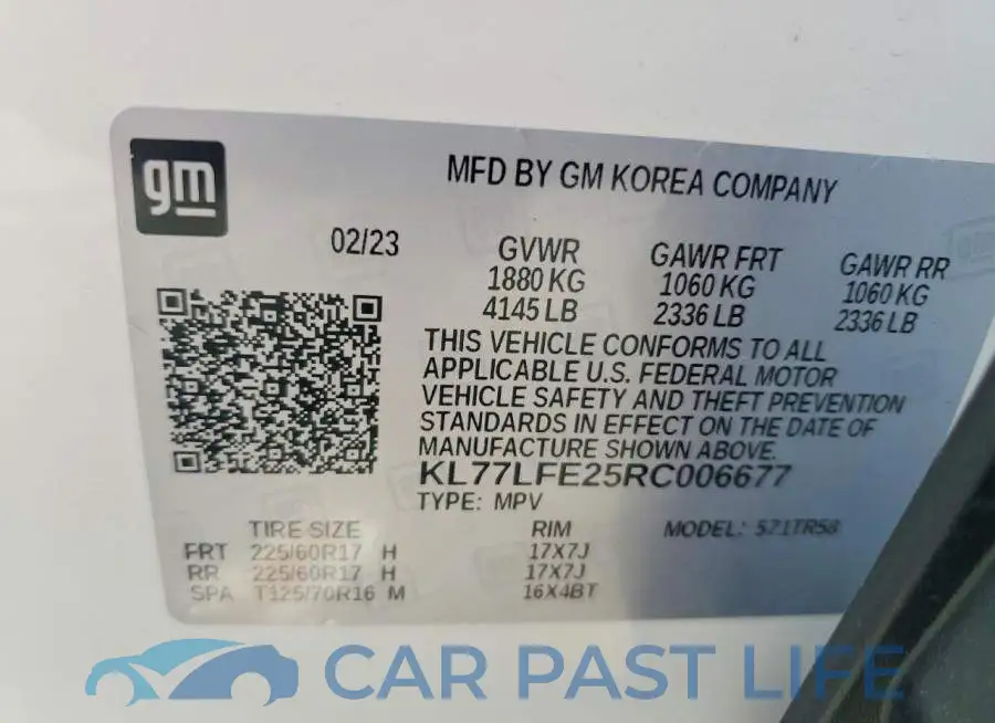 KL77LFE25RC006677# 13