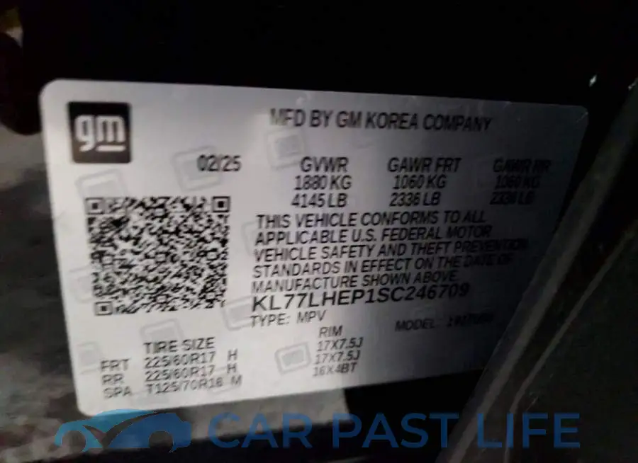 KL77LHEP1SC246709# 13