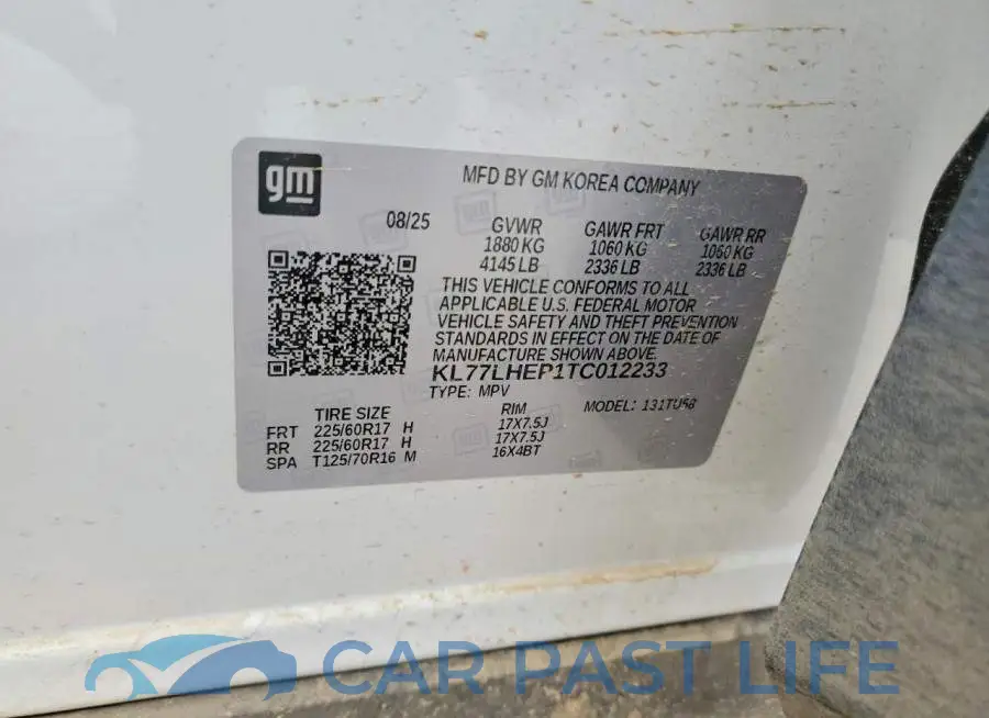KL77LHEP1TC012233# 13