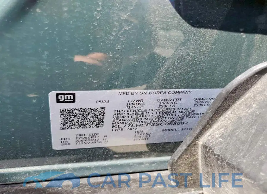 KL77LHEP3SC053087# 14