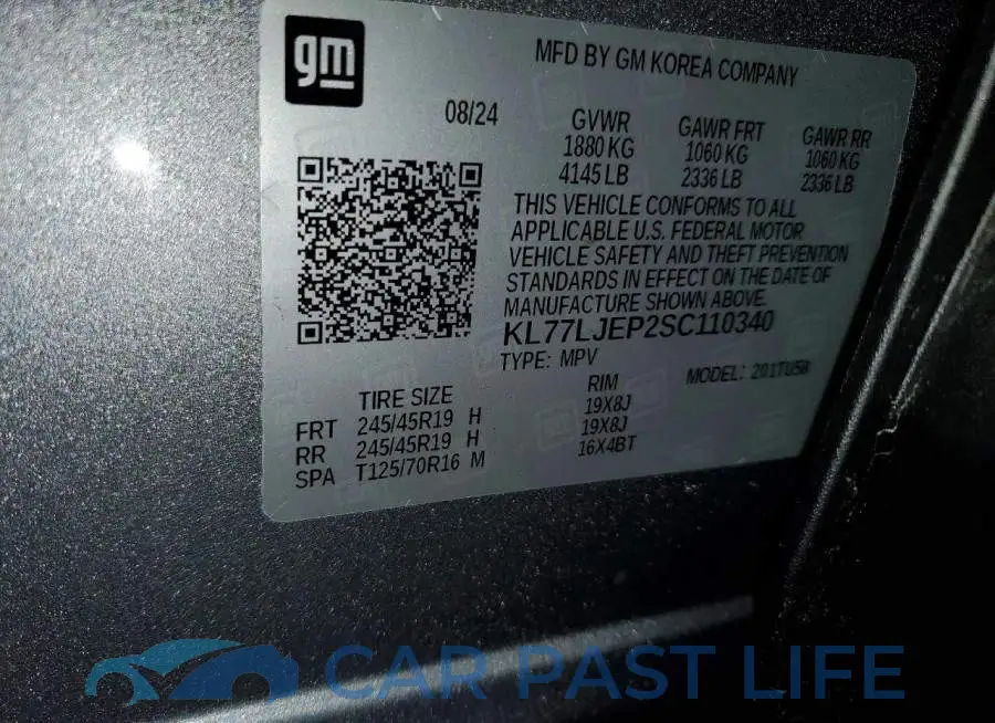 KL77LJEP2SC110340# 14