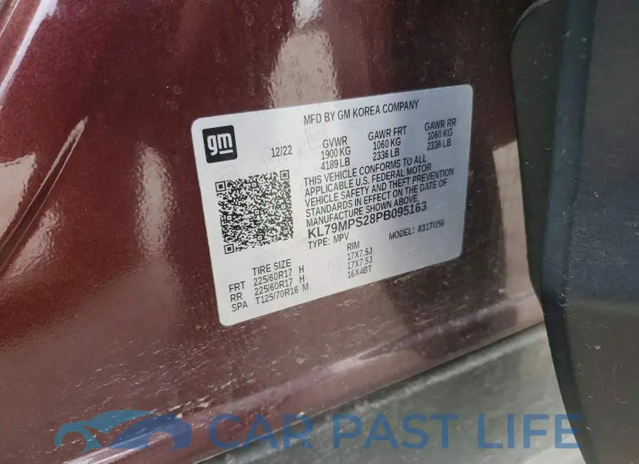 KL79MPS28PB095163# 13