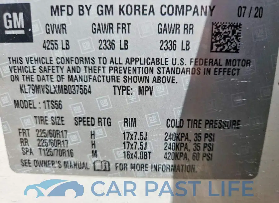 KL79MVSLXMB037564# 13