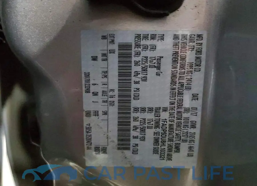 1FADP5DU8HL103321# 12