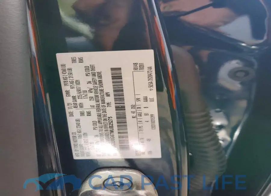 1FMCU0G67MUB25275# 13