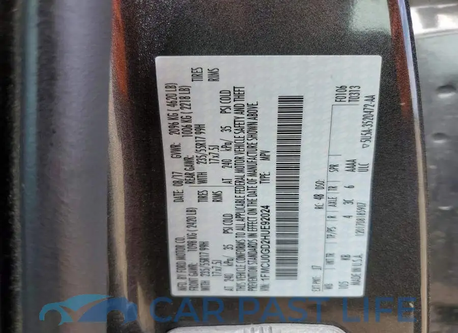 1FMCU0GD2HUE92024# 13