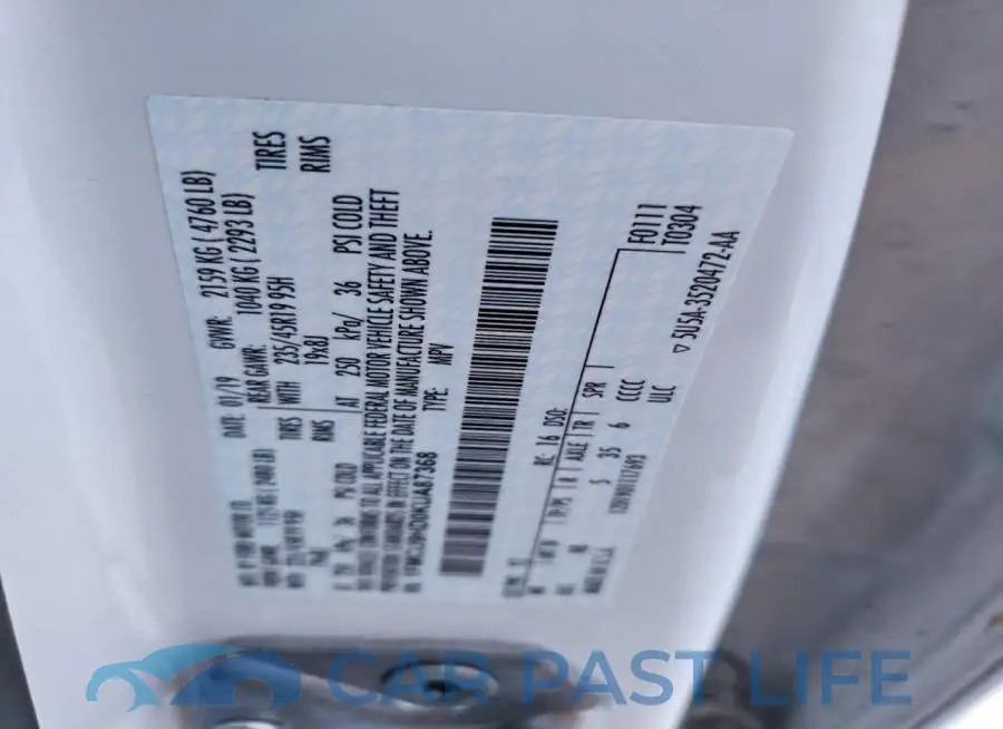 1FMCU9HD0KUA87368# 12