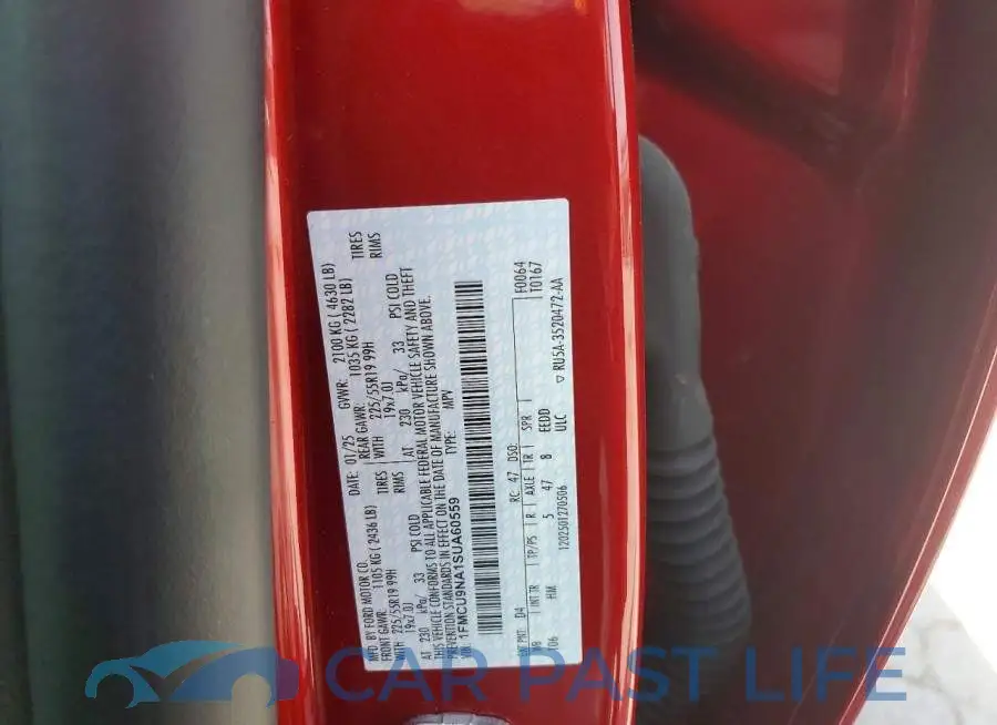 1FMCU9NA1SUA60559# 14