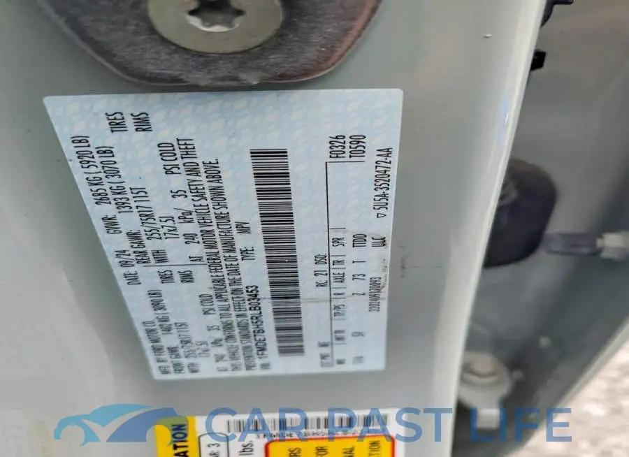 1FMDE7BH5RLB03453# 12