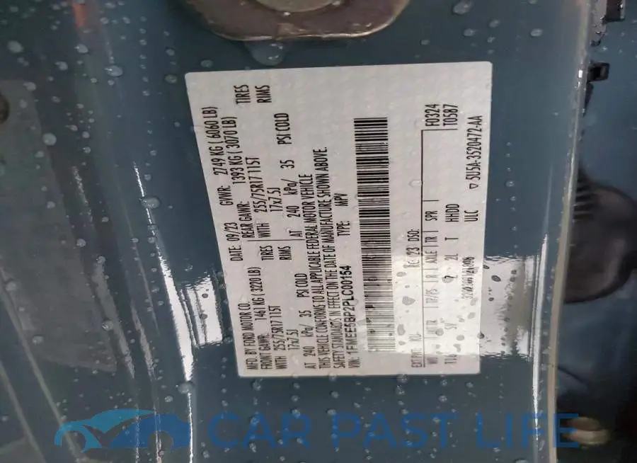 1FMEE5BP2PLC00154# 13