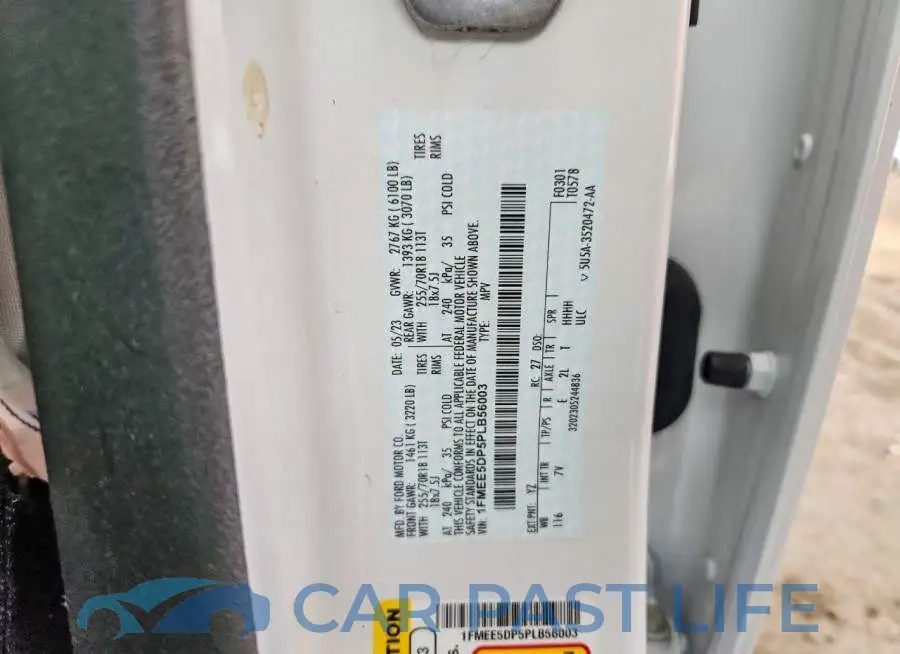 1FMEE5DP5PLB56003# 13