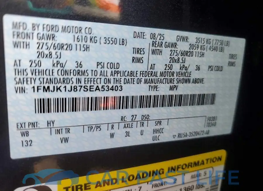1FMJK1J87SEA53403# 13