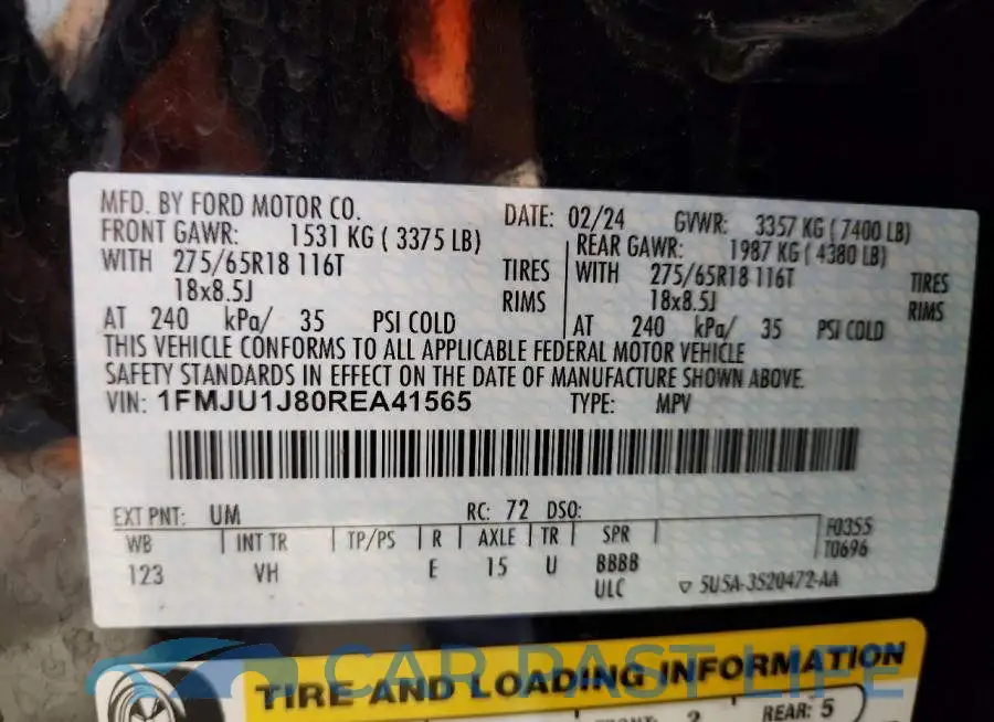 1FMJU1J80REA41565# 13