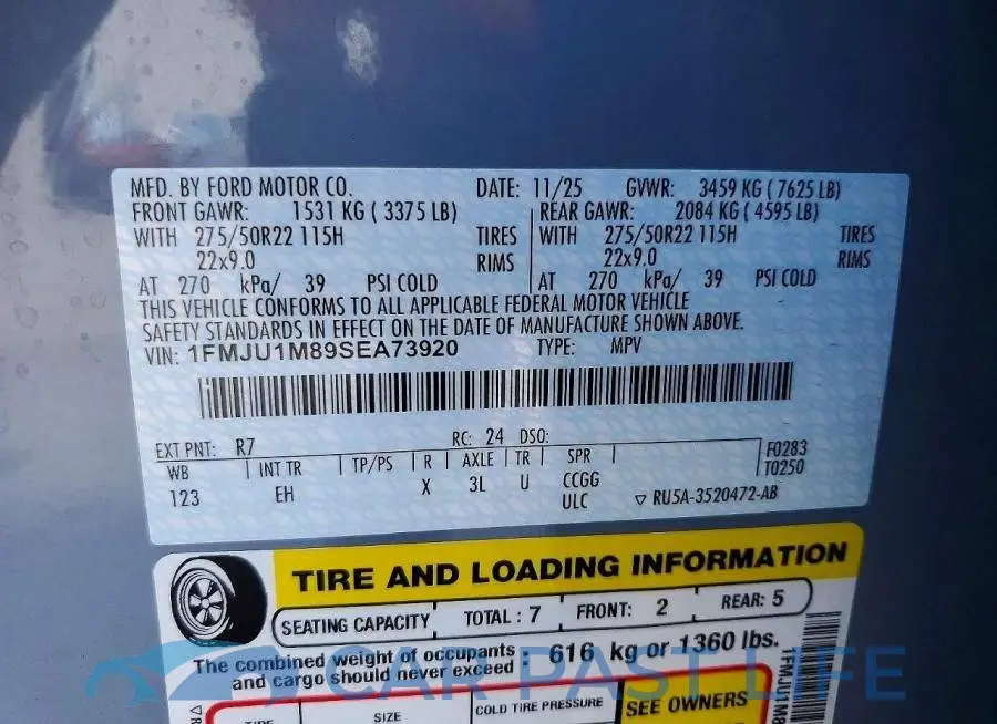 1FMJU1M89SEA73920# 14