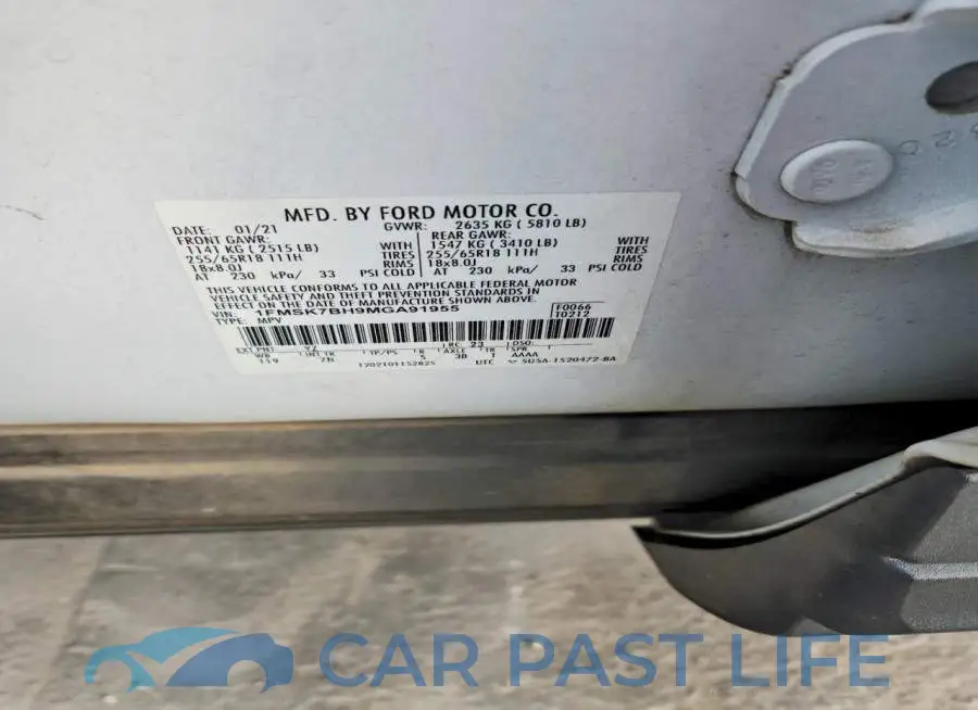 1FMSK7BH9MGA91955# 13