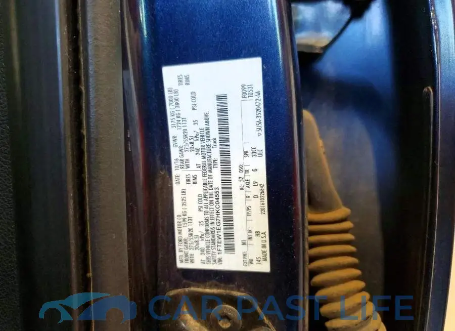 1FTEW1EG7HKC04553# 12