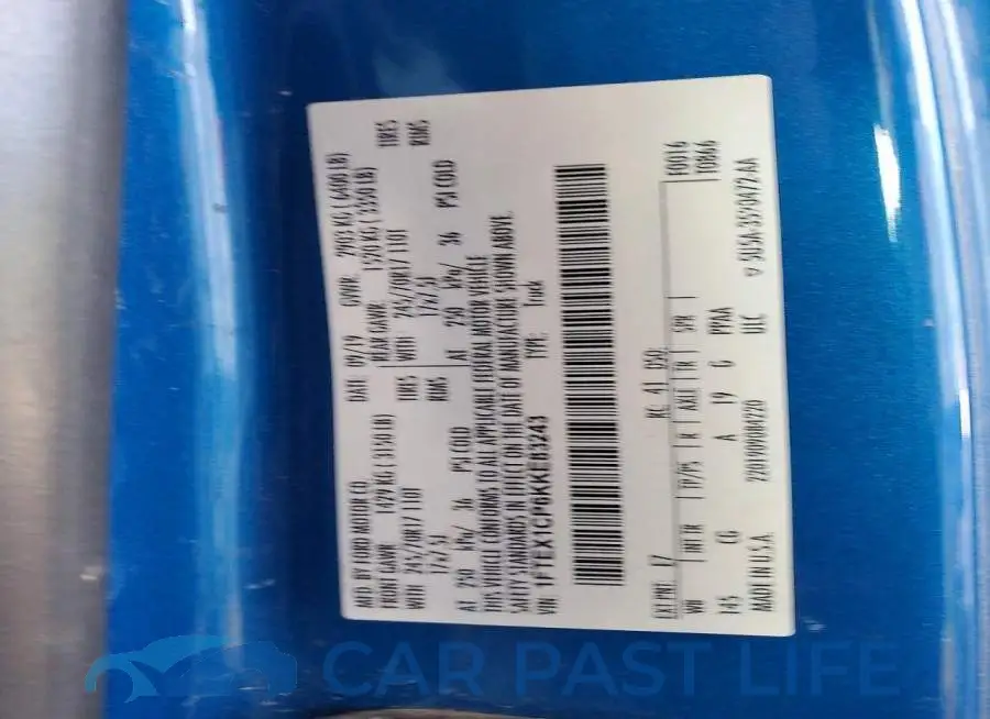 1FTEX1CP6KKE83243# 12