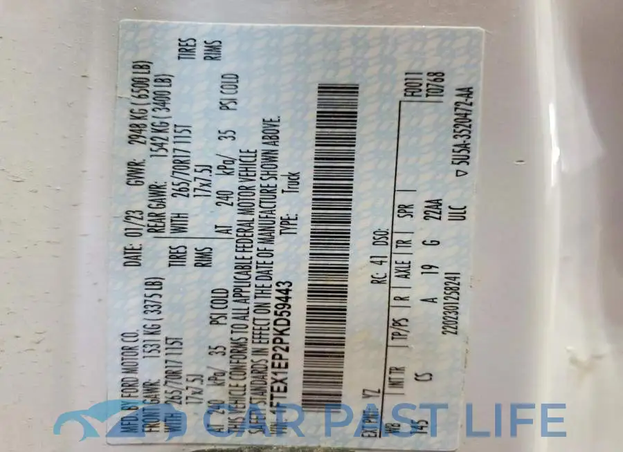 1FTEX1EP2PKD59443# 12