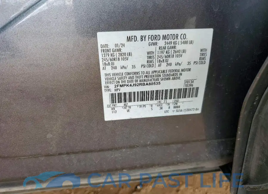 2FMPK4J92RBA80535# 13