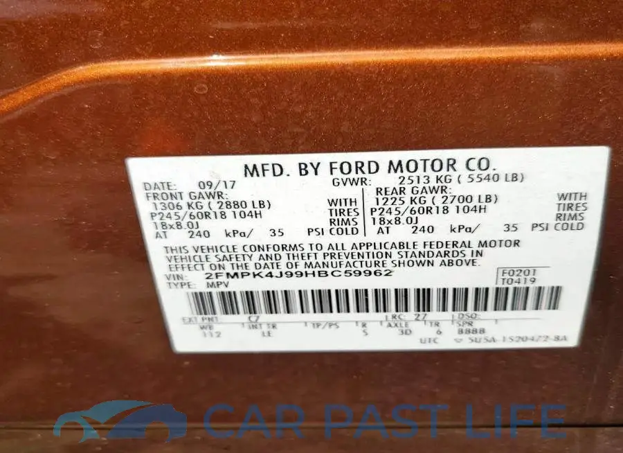 2FMPK4J99HBC59962# 14