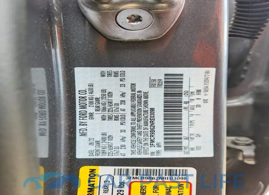 3FMCR9B62NRE03098# 13