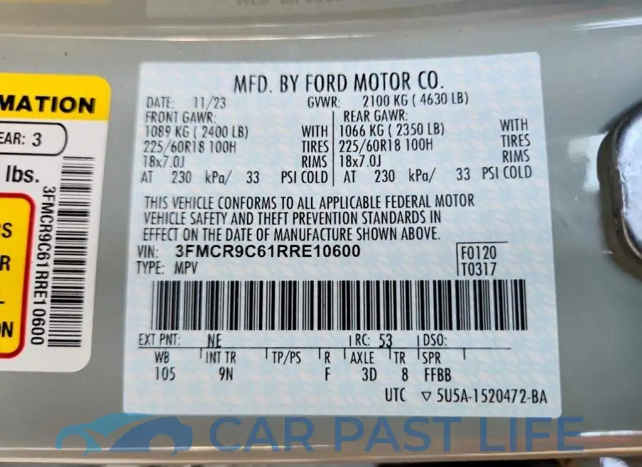 3FMCR9C61RRE10600# 13