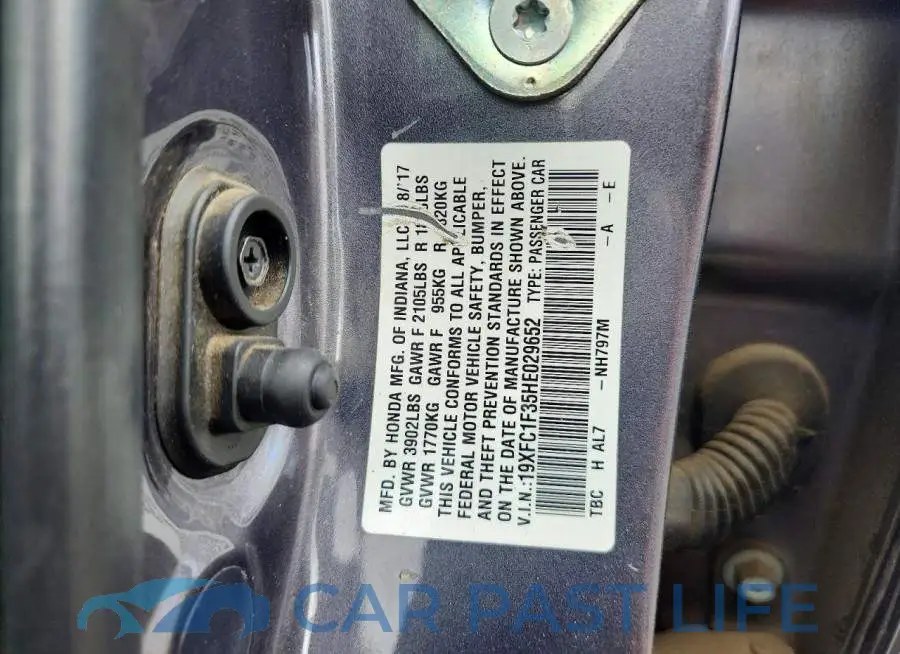 19XFC1F35HE029652# 12