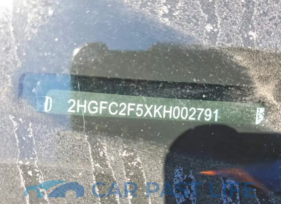 2HGFC2F5XKH002791# 12