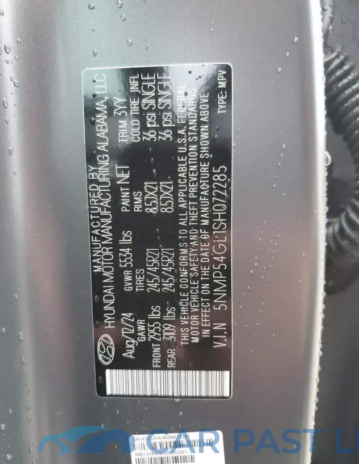 5NMP54GL1SH072285# 14