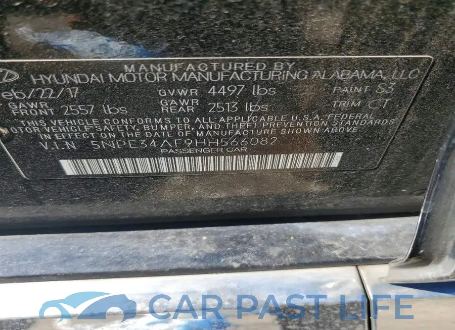 5NPE34AF9HH566082# 12