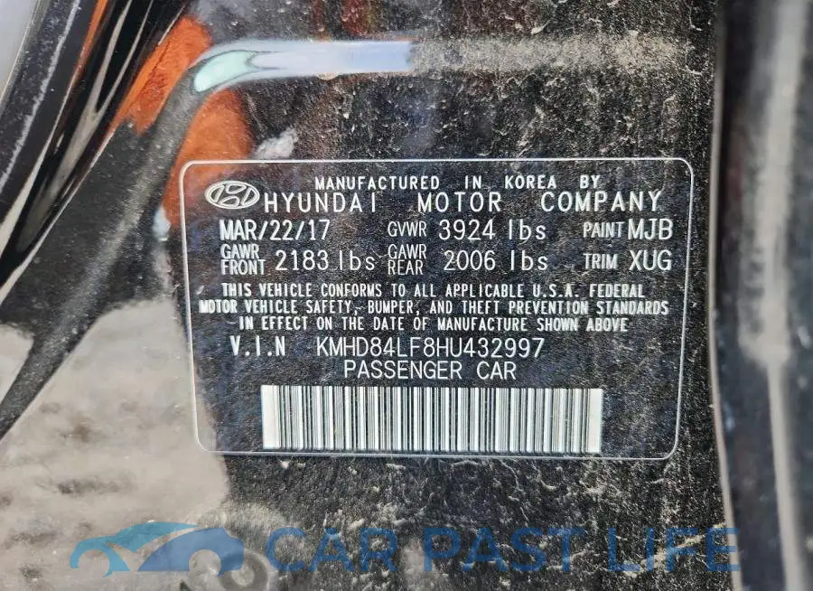 KMHD84LF8HU432997# 13